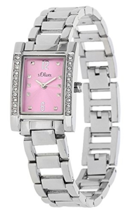 s.Oliver Damen-Armbanduhr Analog Quarz SO-15009-MQR - 1