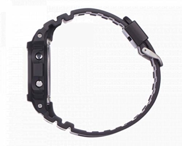 CASIO Herren Digital Quarz Uhr mit Resin Armband DW-5600BB-1ER - 3