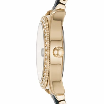 Fossil Damen Analog Quarz Uhr mit Edelstahl Armband ES4676 - 3
