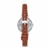 Fossil Damen Analog Quarz Uhr mit Leder Armband ES4446 - 3