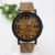 Lzlhm Vintage Holzmuster Roman Scale Watch Fashion Herren- Und Damenuhren 5 - 1
