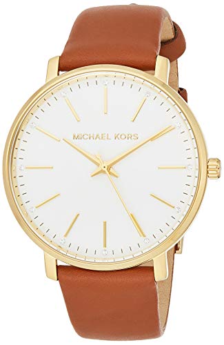 Michael Kors Damen Analog Quarz Uhr mit Leder Armband MK2740 - 1