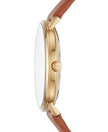 Michael Kors Damen Analog Quarz Uhr mit Leder Armband MK2740 - 2