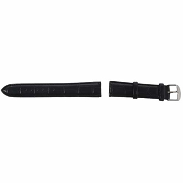 Moligh doll 22mm schwarz Veritable Leder Armband mit Guertelschnalle Fuer Uhr - 3