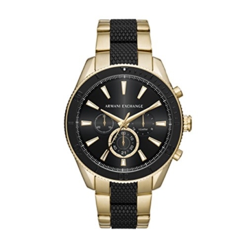 Armani Exchange Herren Analog Quarz Uhr mit Edelstahl Armband AX1814 - 1