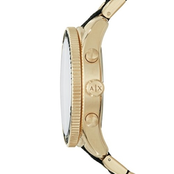 Armani Exchange Herren Analog Quarz Uhr mit Edelstahl Armband AX1814 - 2