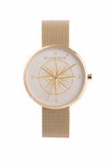Blumenkind Damen Uhr Kompass Gold -die Maritime Uhr zum (Dur) Schmuck BKU2GOSS - 1