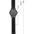 BUREI Herren Uhren Ultra Dünne Schwarze Minimalistische Quartz mit Datumsanzeige und Milanese Armband - 4