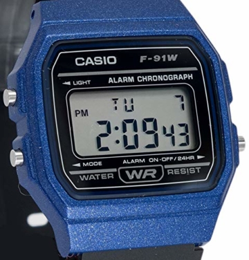 Casio Collection Unisex-Armbanduhr F-91WM-2AEF - 4