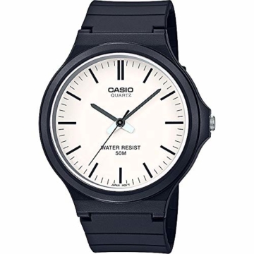 CASIO Unisex Erwachsene Analog Quarz Uhr mit Harz Armband MW-240-7EVEF - 1