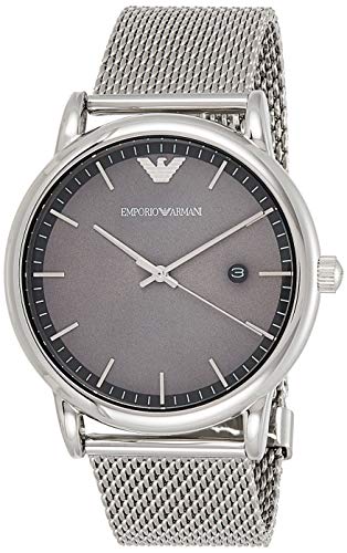 Emporio Armani Herren Analog Quarz Uhr mit Edelstahl Armband AR11069 - 1