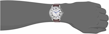 Guess Herren-Armbanduhr, Quarz, Edelstahl und Leder, Farbe: Braun (Modell: U1164G1) - 2
