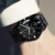 Herren Uhren Männer Militär Wasserdicht Sport Chronograph Schwarz Edelstahl Armbanduhr Design Business Datum Kalender Modisch Analog Quarzuhr - 3