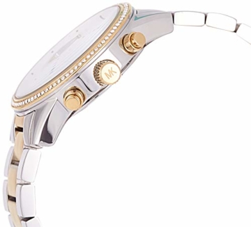 Michael Kors Damen Analog Quarz Uhr mit Edelstahl Armband MK6474 - 3