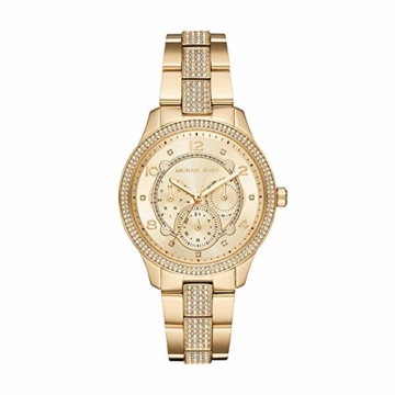 Michael Kors Damen Analog Quarz Uhr mit Edelstahl Armband MK6613 - 1