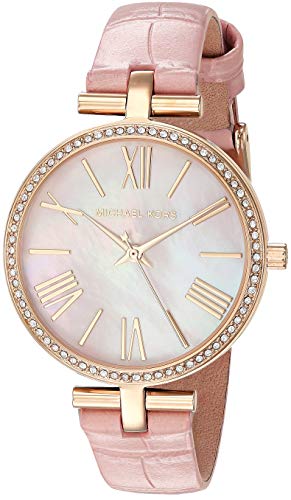 Michael Kors Damen Analog Quarz Uhr mit Leder Armband MK2790 - 1