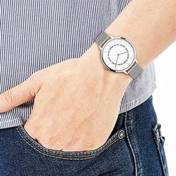 s.Oliver Damen Analog Quarz Uhr mit massives Edelstahl Armband SO-3696-MQ - 6