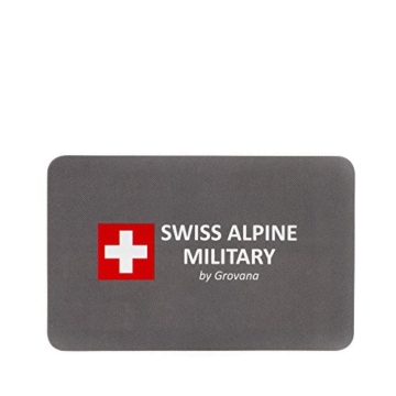 Swiss Alpine Military Herren Uhr Chronograph Analog Quarz 7040.9535SAM Leder - 5