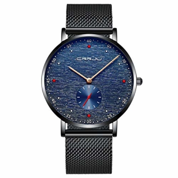 Armbanduhren Herrenuhr Lässige Persönlichkeit Mode wasserdichte Uhr Schwarz - 1