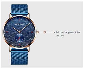 Armbanduhren Herrenuhr Lässige Persönlichkeit Mode wasserdichte Uhr Schwarz - 3