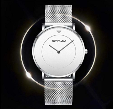 Armbanduhren Herrenuhr Mode Ultradünne Einfache Uhr Schwarz - 5