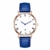 DECTN Armbanduhr Fashion Large Dial Military Quarz Herrenuhr Leder Sportuhren Hochwertige Uhr Armbanduhr, Blau - 1