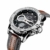 FEICE Herren Armbanduhr mit japanischem Quarzwerk Wasserdichtes Multifunktionslederarmband-FK035 - 5