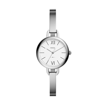 Fossil Damen Analog Quarz Smart Watch Armbanduhr mit Edelstahl Armband ES4390 - 1