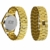 Full Iced Out Bling Uhr Armband Set - Gold/Gold - 3