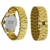 Full Iced Out Bling Uhr Armband Set - Gold/Gold - 3