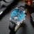 Hellery Herren Automatic Mechanical Watch Lederband Luminous Multifunktions - 6