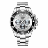 Hellery Mens Casual Chronograph Quartz wasserdichte Armbanduhr - 1