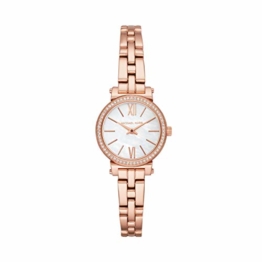 Michael Kors Damen Analog Quarz Uhr mit Edelstahl Armband MK3834 - 1