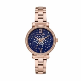 Michael Kors Damen Analog Quarz Uhr mit Edelstahl Armband MK3971 - 1