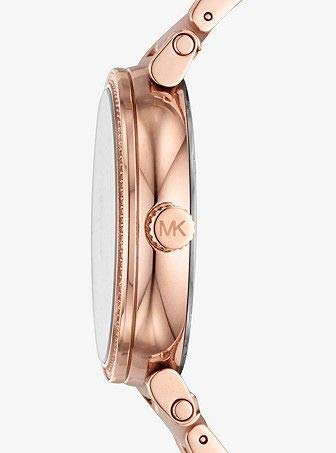 Michael Kors Damen Analog Quarz Uhr mit Edelstahl Armband MK4336 - 2