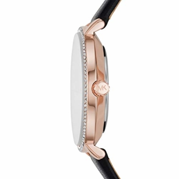 Michael Kors Damen Analog Quarz Uhr mit Leder Armband MK2835 - 2