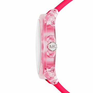 Michael Kors Damen Analog Quarz Uhr mit Silikon Armband MK6677 - 4