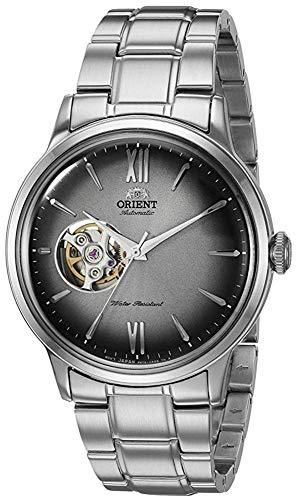 Orient RA-AG0029N10A Helios Herren-Automatikuhr, offenes Herz, Skelett, graues Zifferblatt - 1