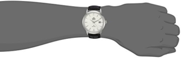 Orient Symphony II Automatische Kleid Uhr mit weißem Zifferblatt, Kristall Saphir er2700hw - 5