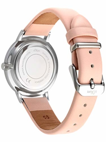 s.Oliver Damen Analog Quarz Armbanduhr mit PU Armband SO-3547-LQ - 6