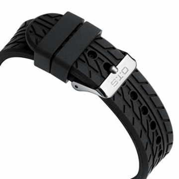 Stilvoll Männer/Herren Uhrwerk, Uhrgehäuse Armbanduhr wasserdicht 1196G Schwarz - 3