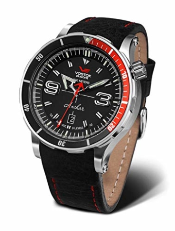 Vostok Europe Anchar Automatik Herrenuhr mit Silikon- und Lederband 510A587 - 3