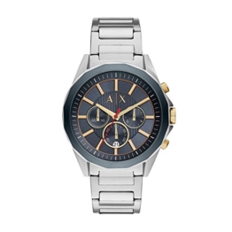 Armani Exchange Herren Analog Quarz Uhr mit Edelstahl Armband AX2614 - 1