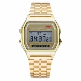 Armbanduhren Herren Uhr Unisex Erwachsene Digital Quarz (Golden) - 1