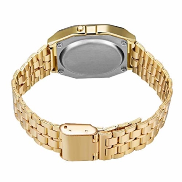 Armbanduhren Herren Uhr Unisex Erwachsene Digital Quarz (Golden) - 7