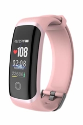 Fitness Tracker Armbanduhr Damen Herren Herzfrequenz Wasserdicht Uhr mit Schrittzähler Kalorienzähler Blutdruckmessgerät Handgelenk Schlaftracker Smartwatch - 1