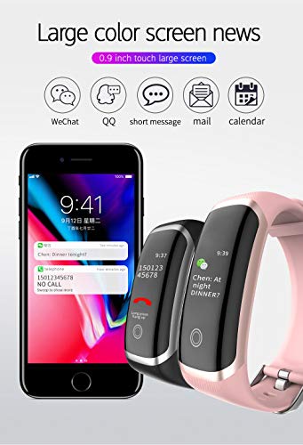 Fitness Tracker Armbanduhr Damen Herren Herzfrequenz Wasserdicht Uhr mit Schrittzähler Kalorienzähler Blutdruckmessgerät Handgelenk Schlaftracker Smartwatch - 6