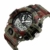 Herren-Armbanduhr, zum Klettern oder Wandern, wasserdicht, doppelte Zeit (Camouflage) - 2