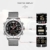 Herrenuhren Herren Sportuhren Quarz Digital Chronograph Uhr Männlich Militär Armbanduhr Für Herren 24.5cm Bebe - 3