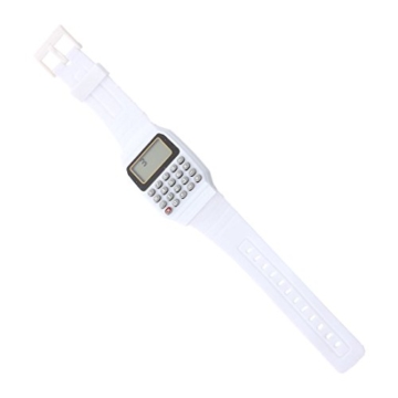 KAPAYONO Kunststoff Armband Mode Uhr Kinder Mehrzweck elektronische Taschenrechner Armbanduhr - 6